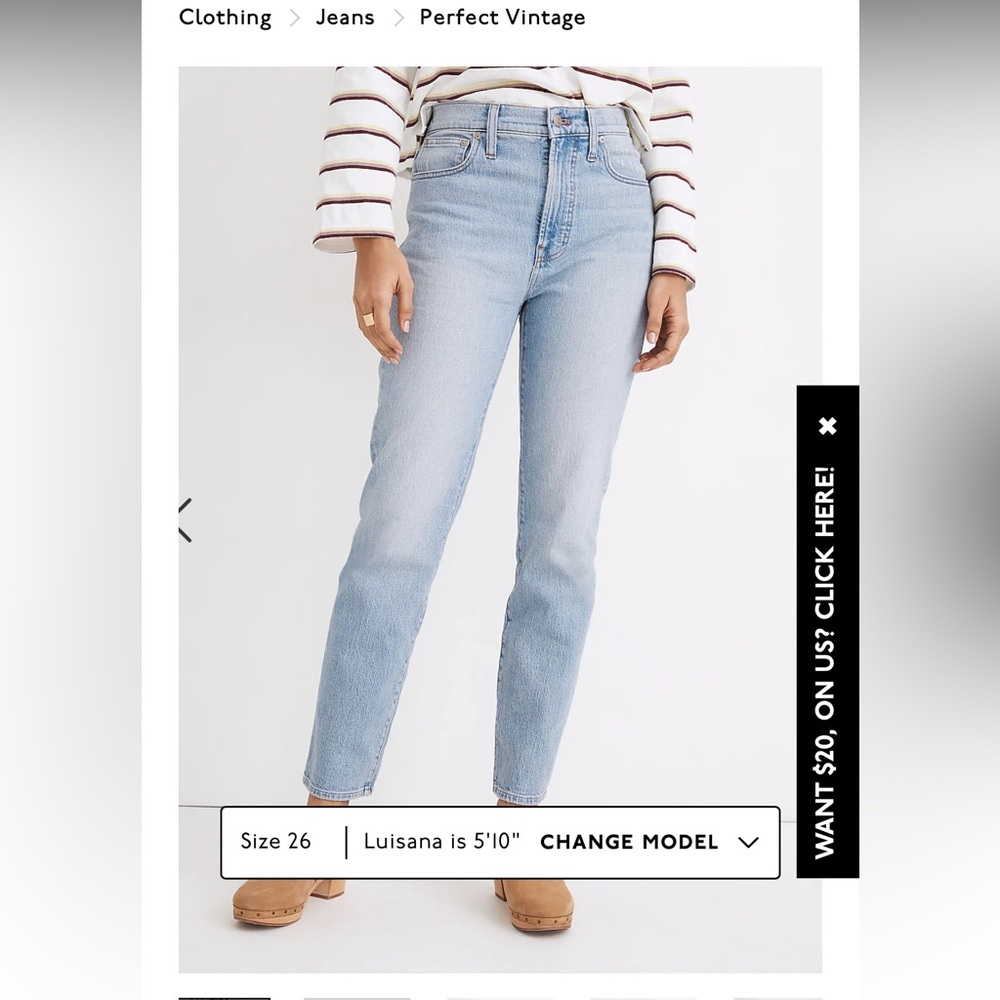 Madewell Perfect Vintage Jean